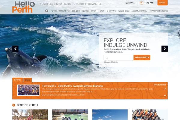 helloperth.com.au site used Helloperth