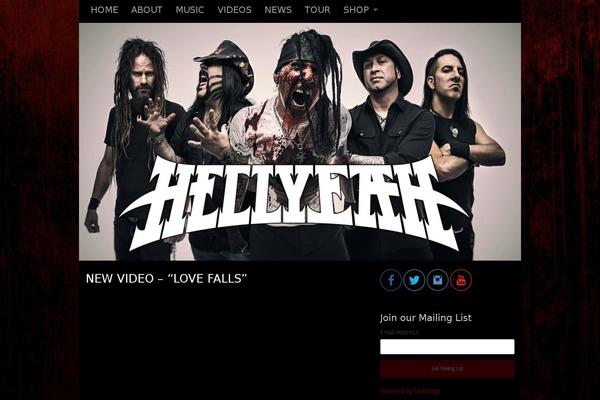 hellyeahband.com site used WP-Forge
