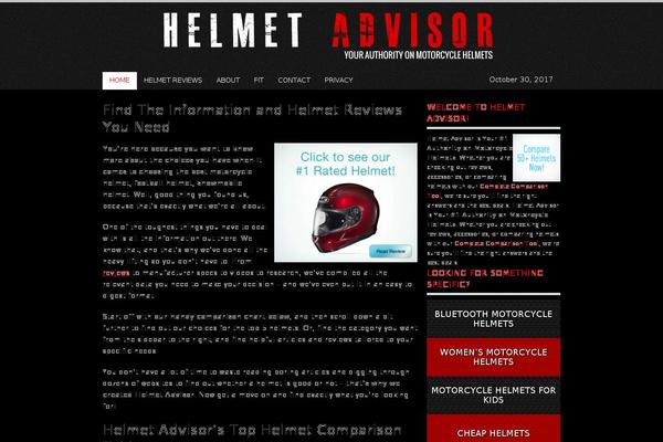 helmetadvisor.com site used Helmetadvisor