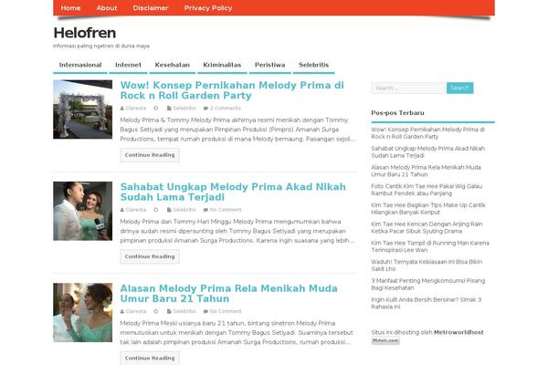 WordPress website example screenshot
