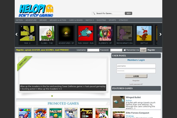 helopi.com site used FunGames