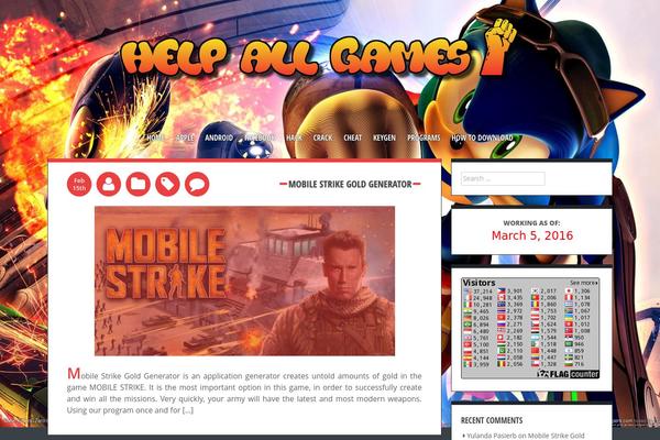 help-all-games.com site used Crangasi
