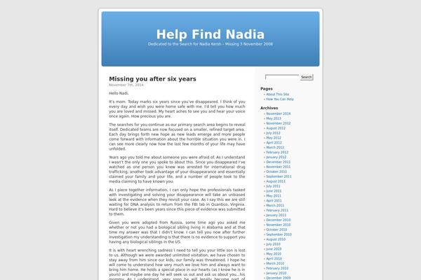 Default theme site design template sample