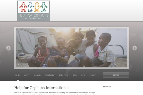helpfororphans.org site used Aid