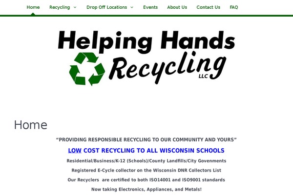 helpinghandsrecycling.com site used Highwind_child