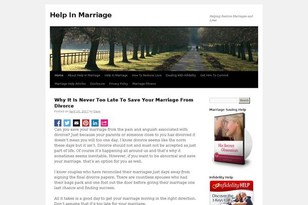 WordPress website example screenshot