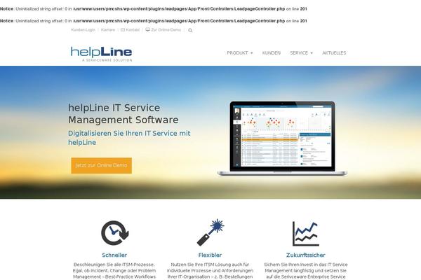 helpline.de site used Pmcs