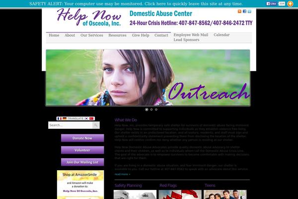 helpnowshelter.org site used Whiteinc