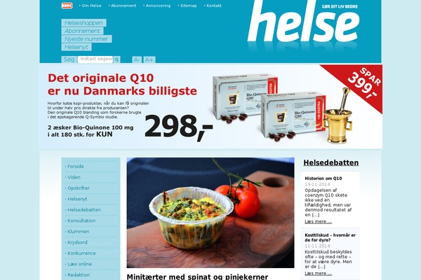 helse.dk site used Helse