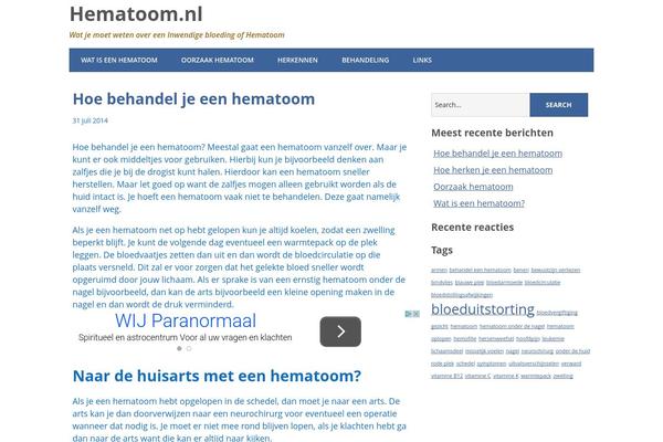 hematoom.nl site used Minimize-child