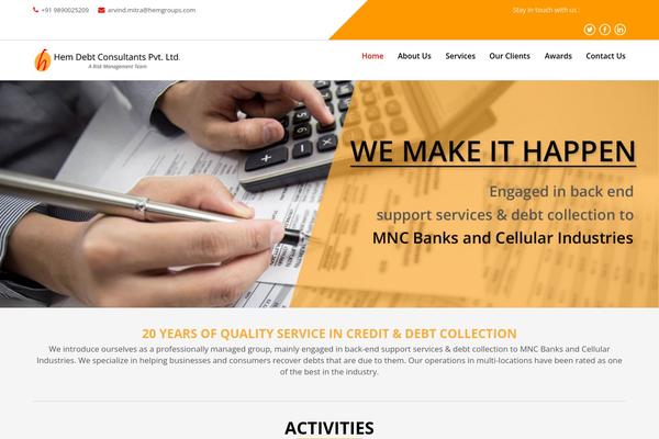 hemgroups.com site used Hem-debt