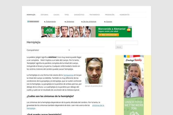 Twenty Twelve theme site design template sample