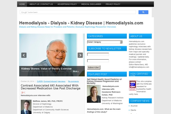 hemodialysis.com site used Netpress