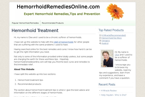 hemorrhoidremediesonline.com site used FlexSqueeze 2