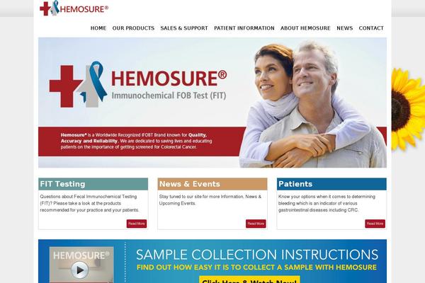hemosure.com site used H2