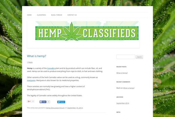 WordPress website example screenshot