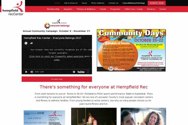 hempfieldrec.com site used Hempfield