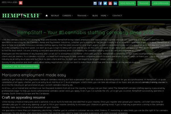hempstaff.com site used Hempstaff