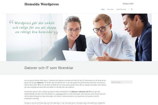 hemsidawordpress.se site used Wortex Lite
