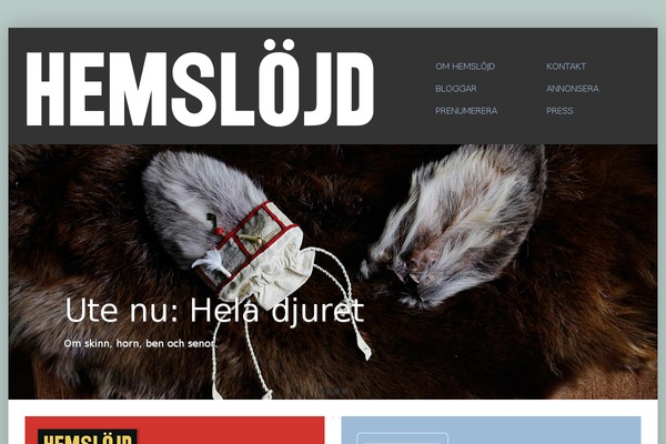 hemslojd-tidningen.se site used Hemslojd