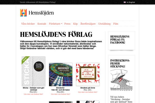 hemslojdensforlag.se site used Nya-hemslojden