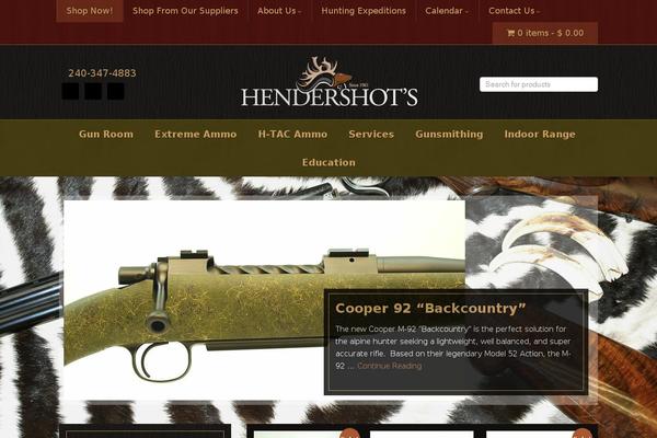 hendershots.net site used Hendershots-pro