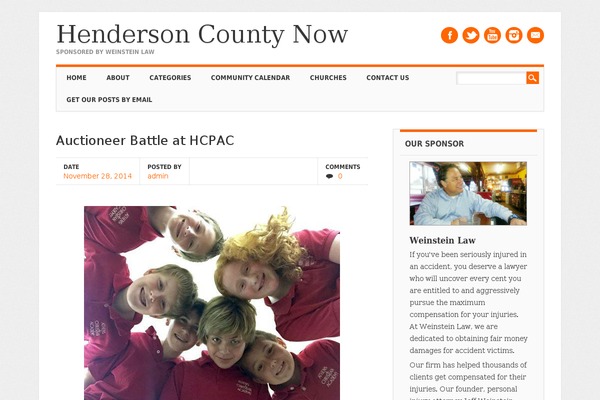 Twenty Sixteen theme site design template sample