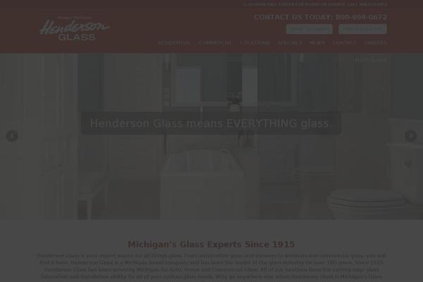 hendersonglass.com site used Theme-henderson