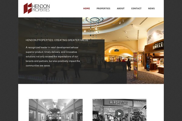 Hendon theme site design template sample