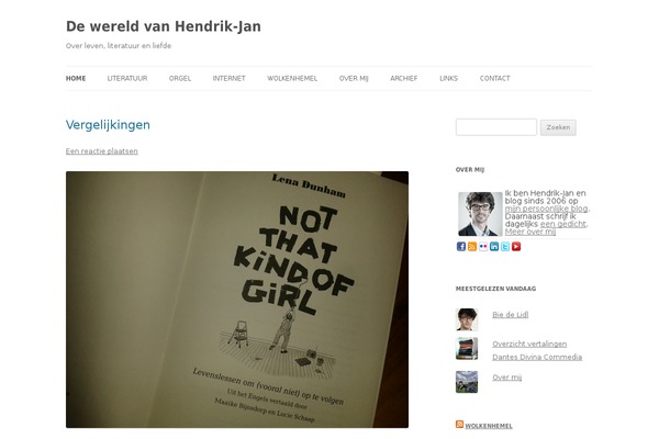 WordPress website example screenshot