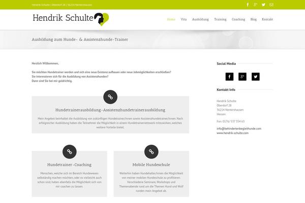Avada theme site design template sample