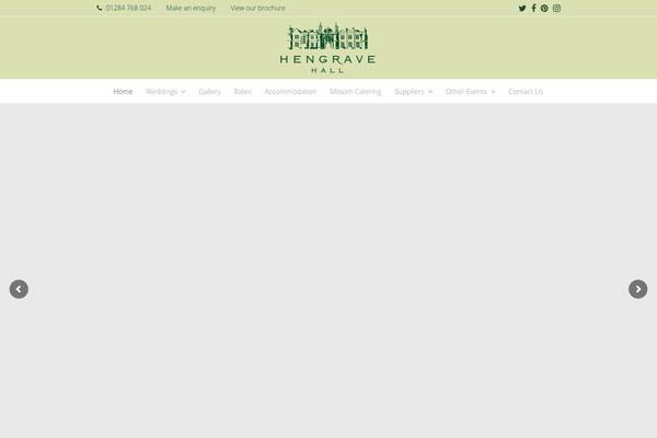 WordPress website example screenshot