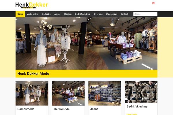 WordPress website example screenshot