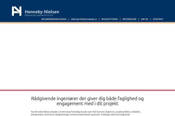 henneby.dk site used Henneby