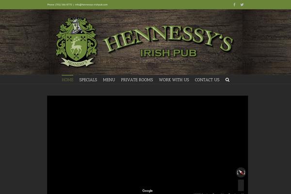 WordPress website example screenshot