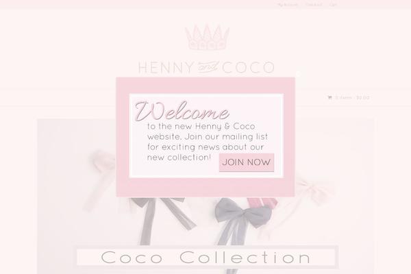 hennyandcoco.com site used Canvas583