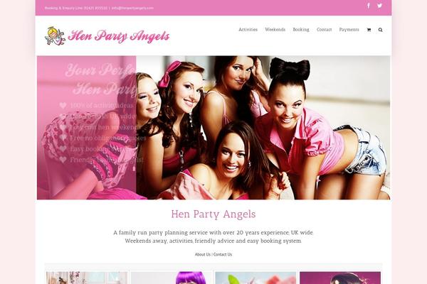 Avada theme site design template sample