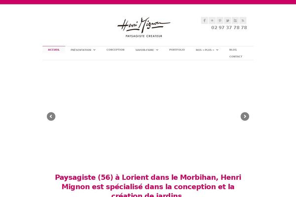 henri-mignon.fr site used Aegaeus_4.0