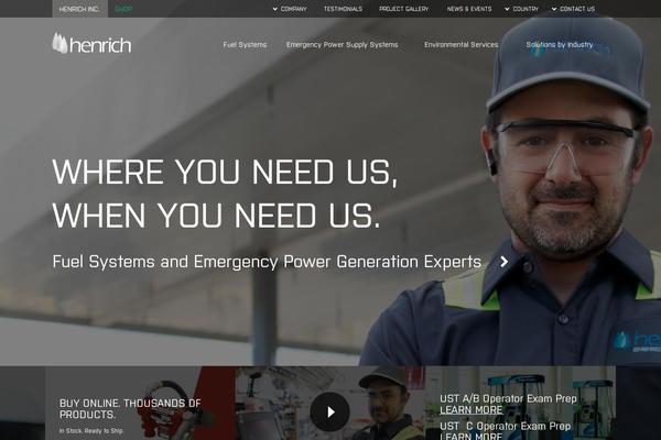 henrichinc.com site used Henrichinc