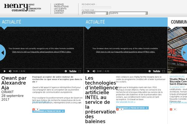 henryconseil.com site used Henry