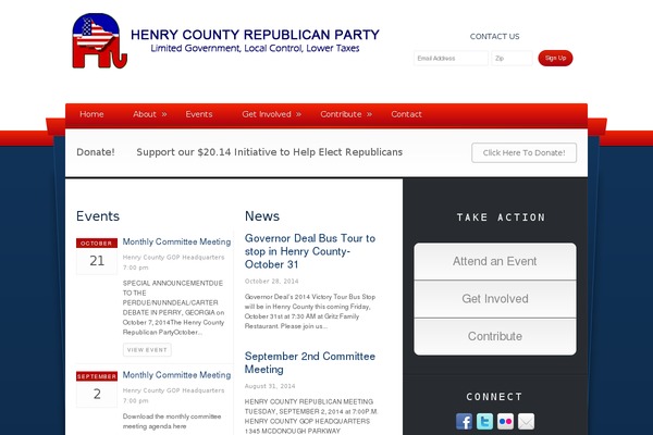 henrygop.org site used Victory