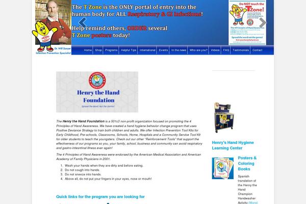 WordPress website example screenshot