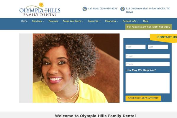 olympia-hills-dental theme websites examples