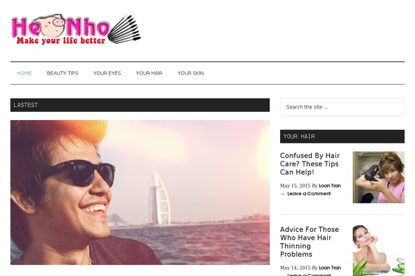 WordPress website example screenshot