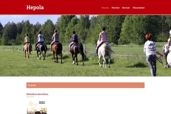 hepolanratsastajat.fi site used Ravintola2