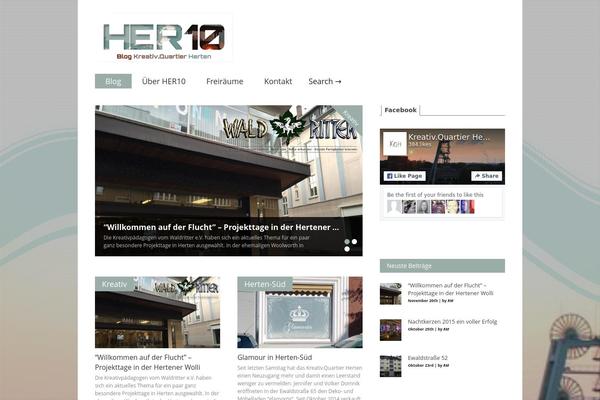 Gonzo theme site design template sample