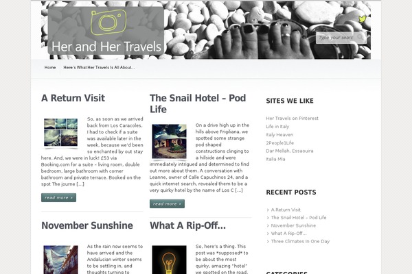 evolve theme site design template sample