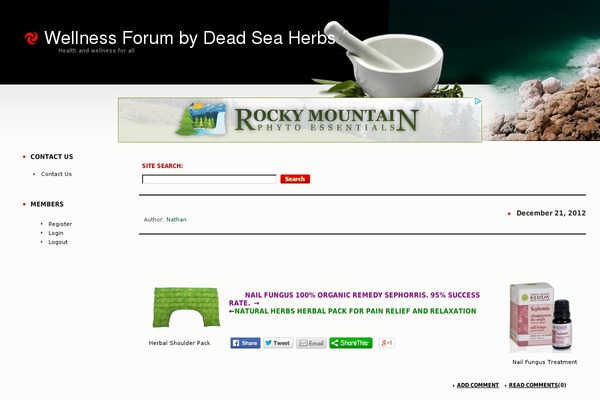 herbalskincareblog.com site used Theme459