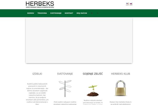 herbeks.si site used Avada-theme