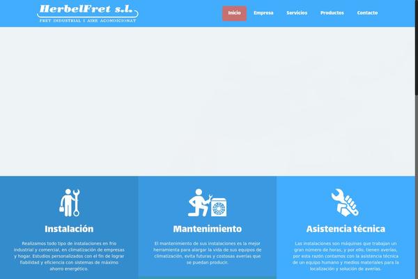 WordPress website example screenshot